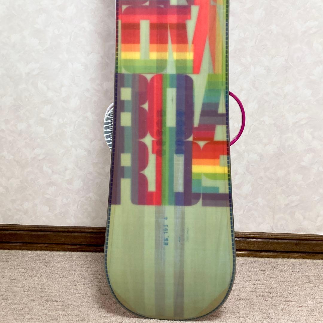 ELAN MIRROR スノーボード　142cm　ピンクバインディング　セット