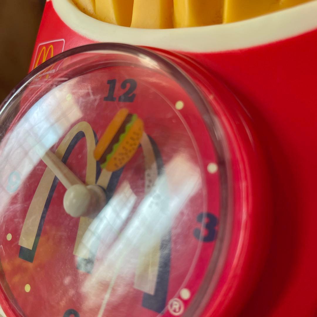 ヴィンテージ　マクドナルド　ポテトクロック　置き時計　1998