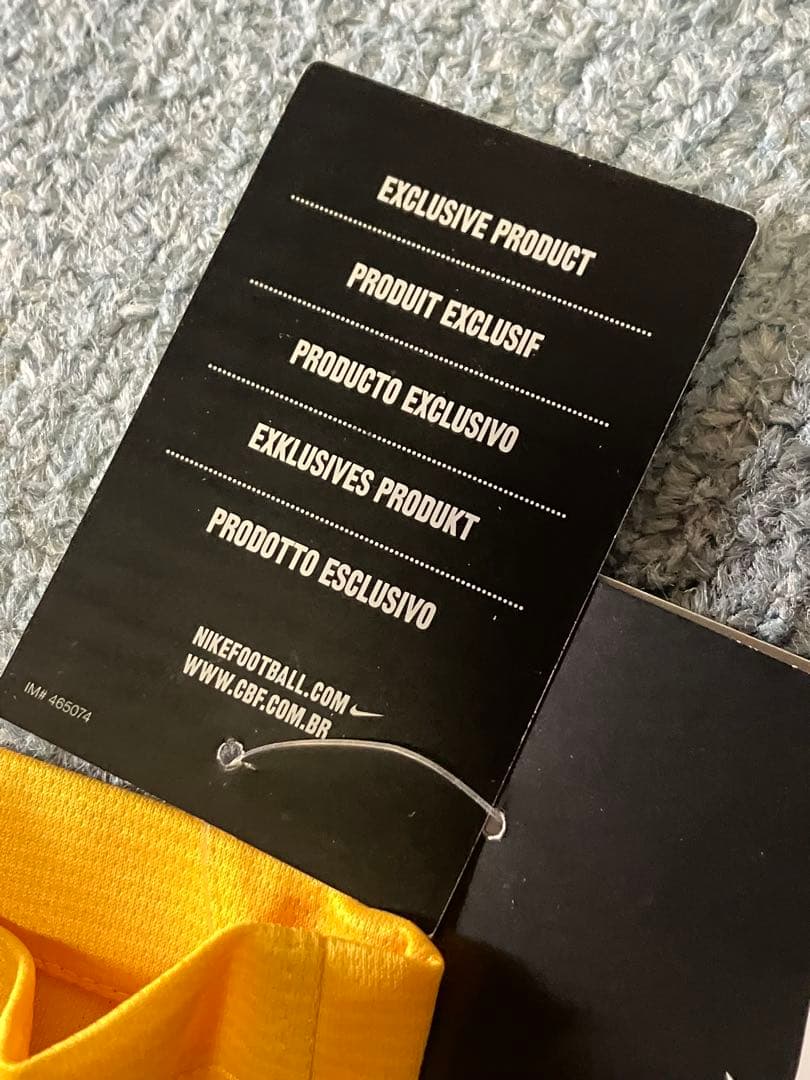 ブラジル　ユニフォーム　タグ付き　未使用　ナイキ