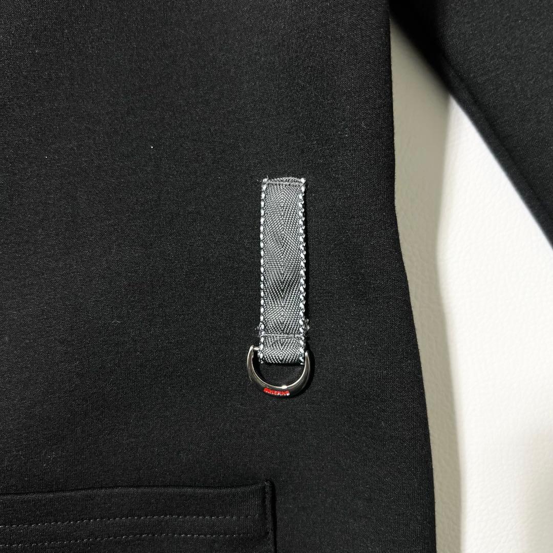 3458【美品】ブリーフィング モックネック長袖ワンピース 3Dロゴ 23年