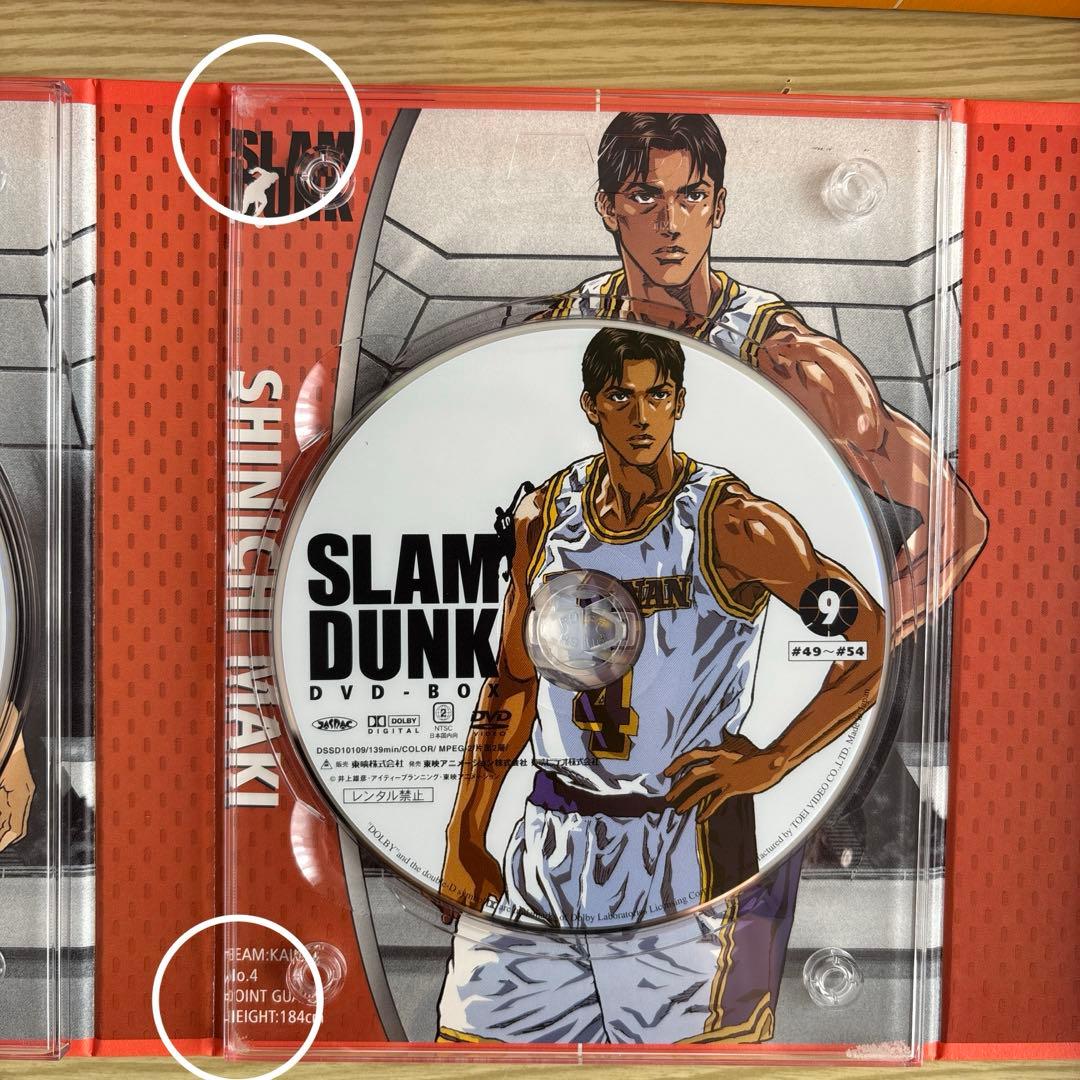 SLAM DUNK DVD-BOX〈初回生産限定・18枚組・桜木花道「10」仕…