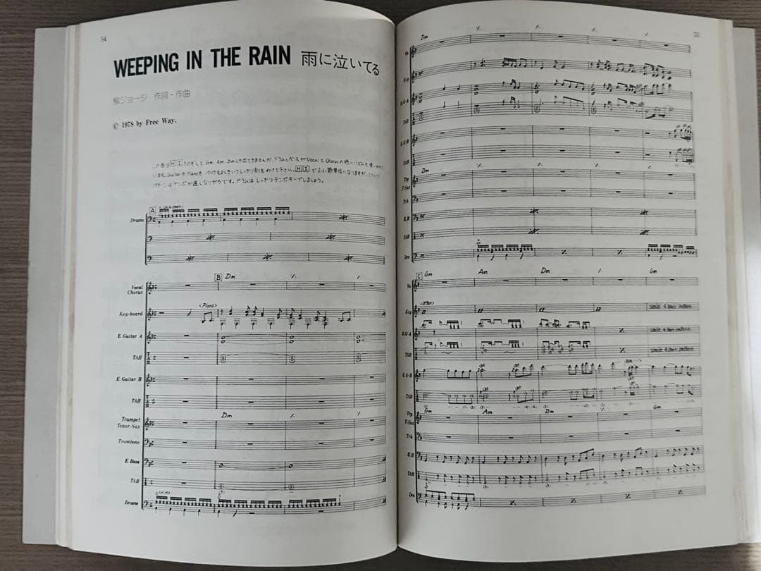 1981.12.19 LIVE AT BUDŌKANバンドスコア タブ譜付