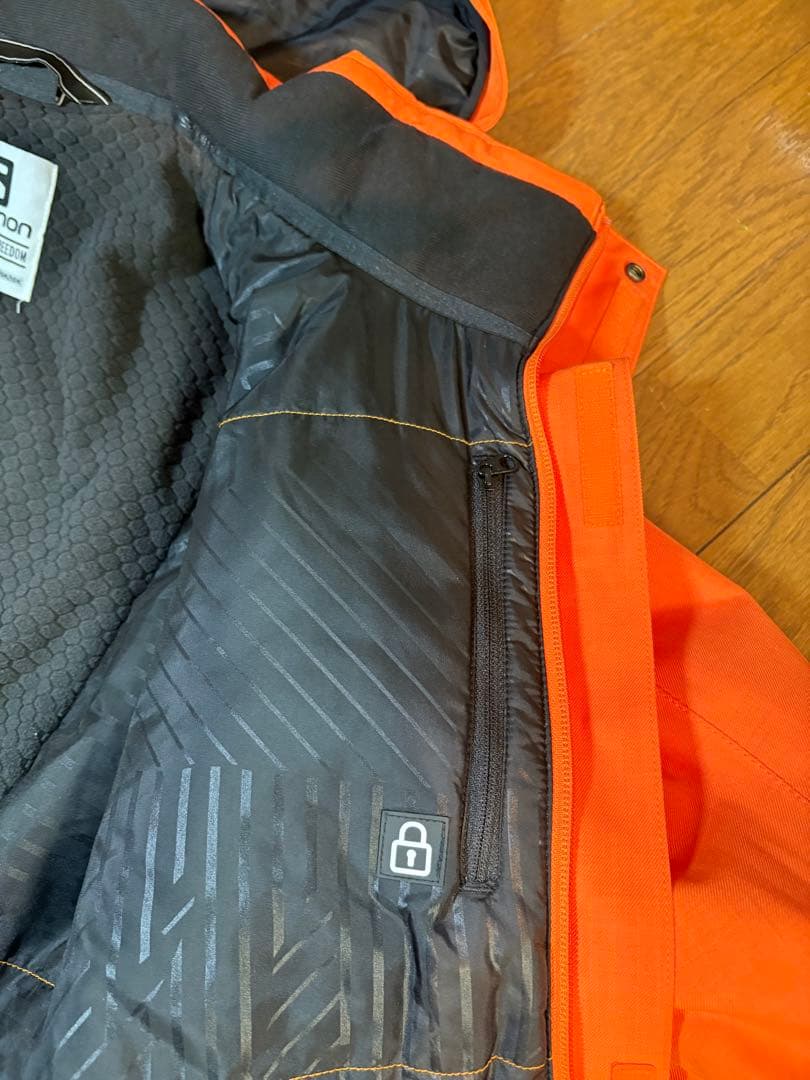 Salomon オレンジジャケ★スキースノボ★メンズS着丈75★未使用早い者勝ち