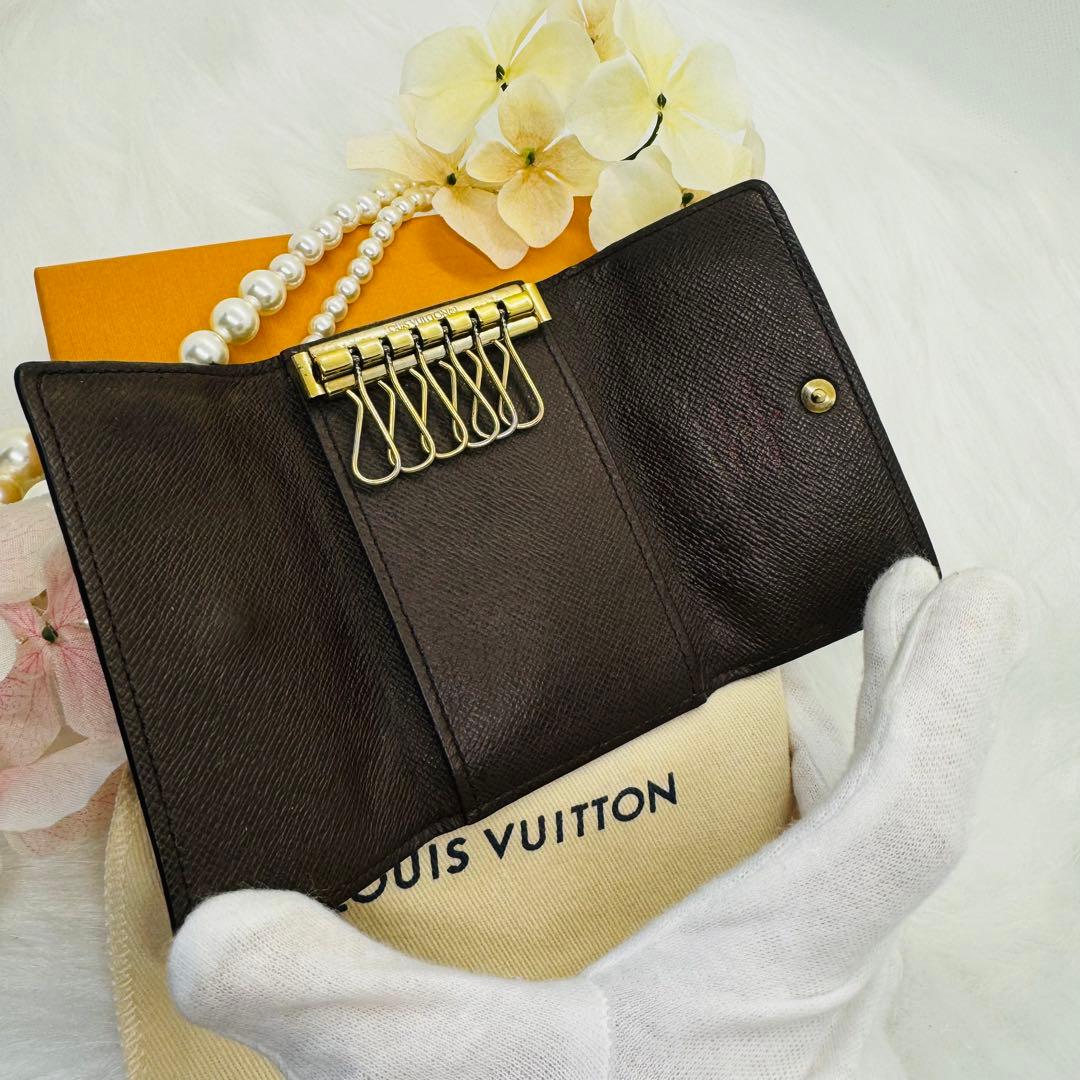 LOUIS VUITTON ルイヴィトン ダミエ 6連キーケース 美品✨