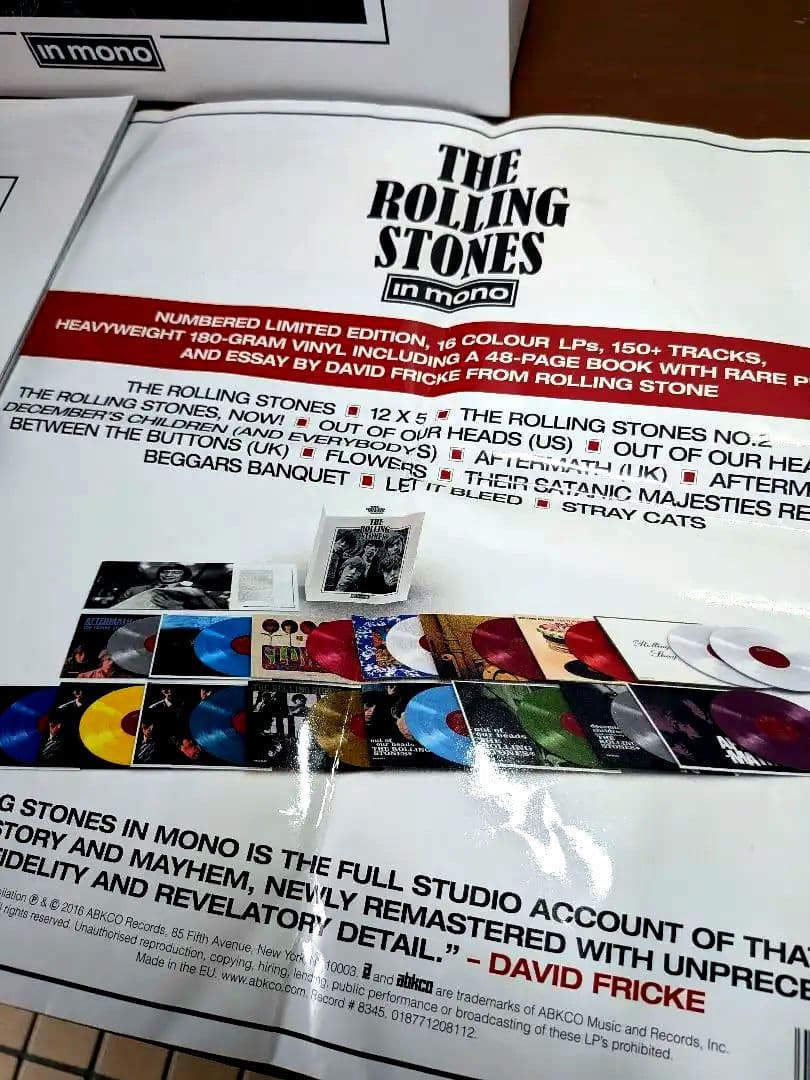 【美品　送料込】ザ・ローリング・ストーンズ / IN MONO　16LPボックス