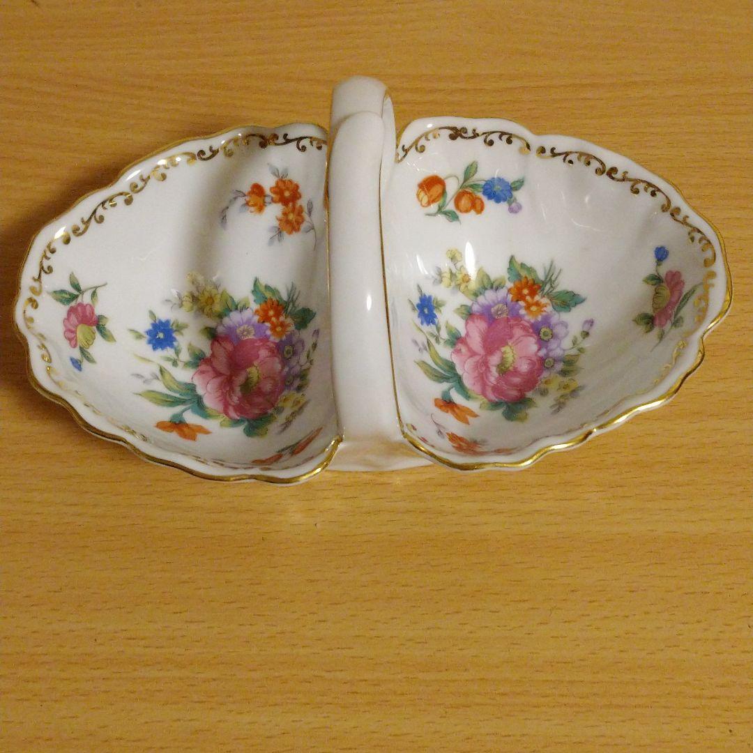 オールドノリタケ ドレスリナ  ダブルディッシュ