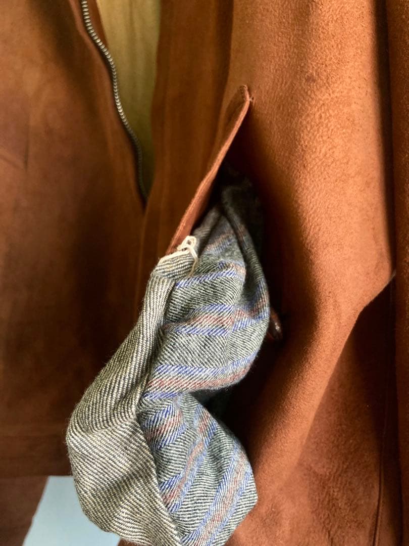 ジャケット・アウター 40s Vintage Suede Leather Sports JKT