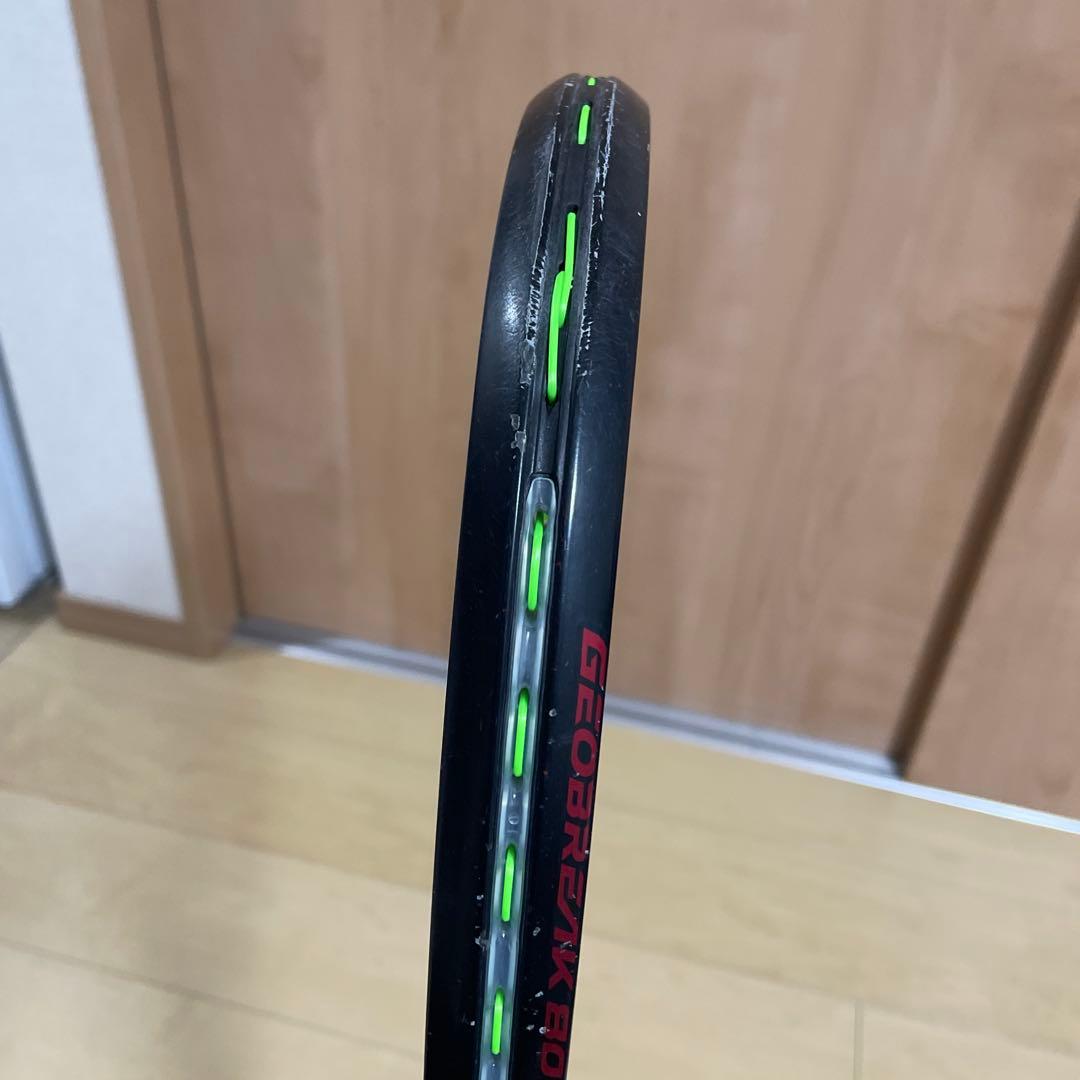 超お買い得‼️ ジオブレイク　80V ソフトテニスラケットUL1 白グリ付き