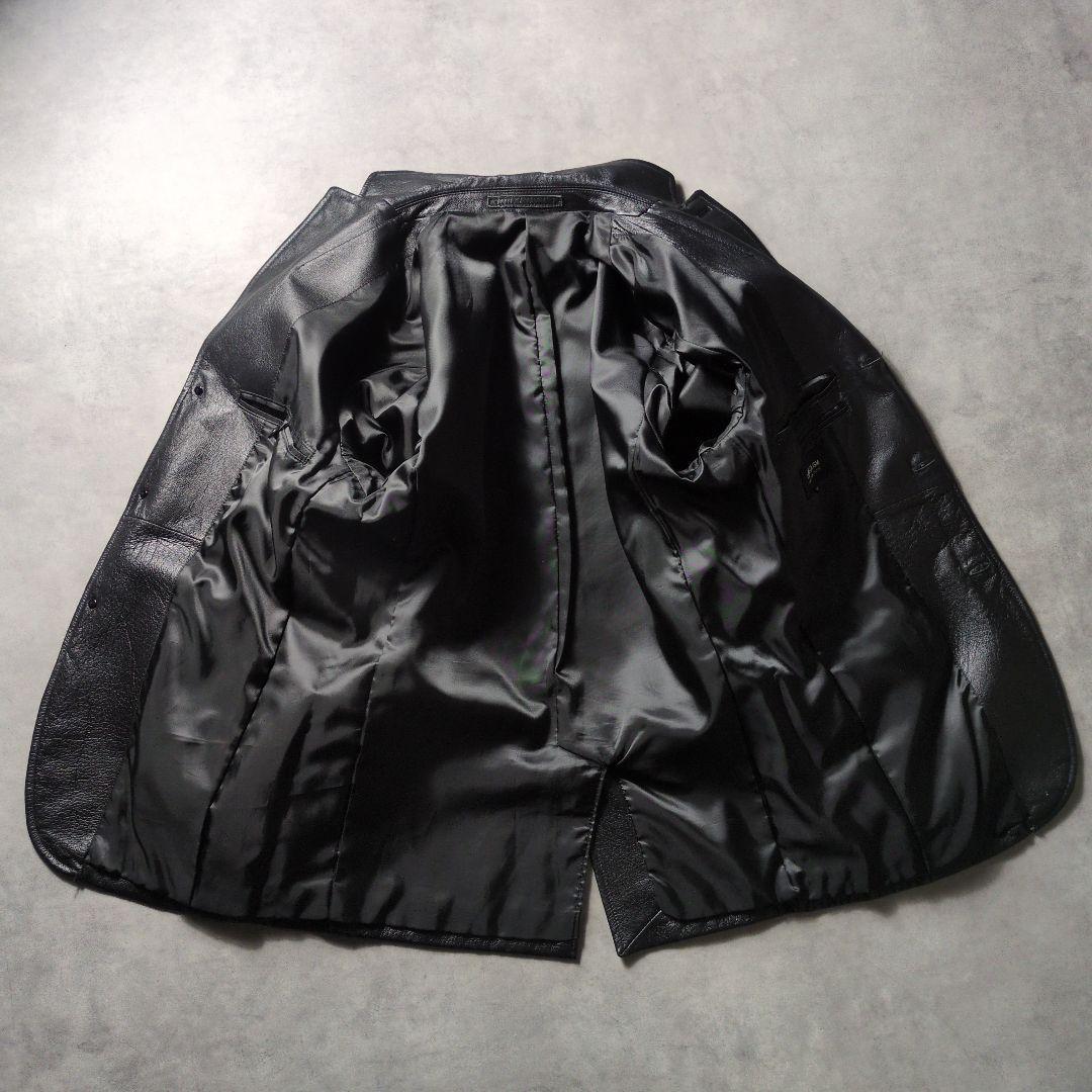 00s アーカイブ COMMECAISM 本革 レザーテーラードジャケット