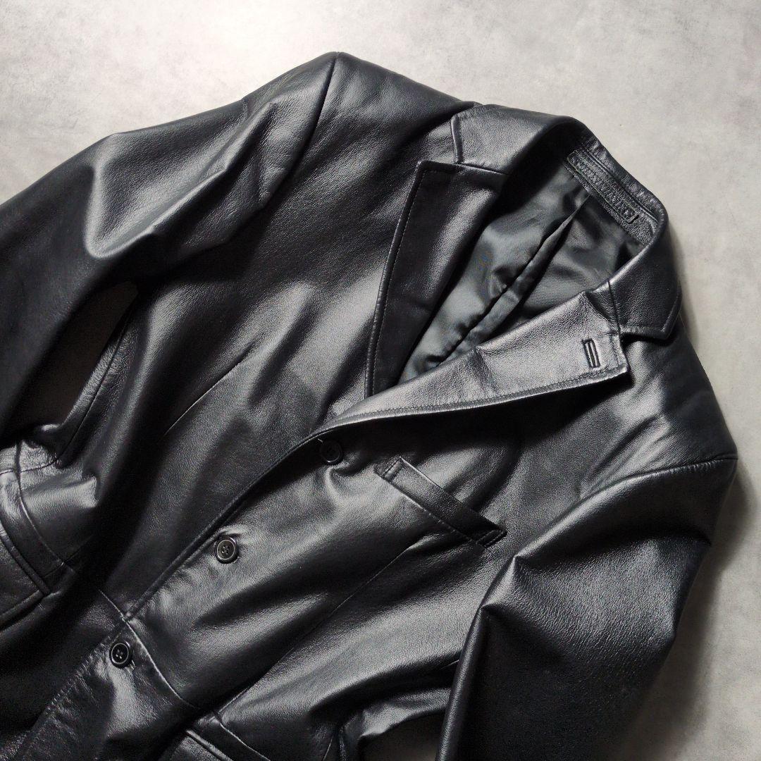 00s アーカイブ COMMECAISM 本革 レザーテーラードジャケット