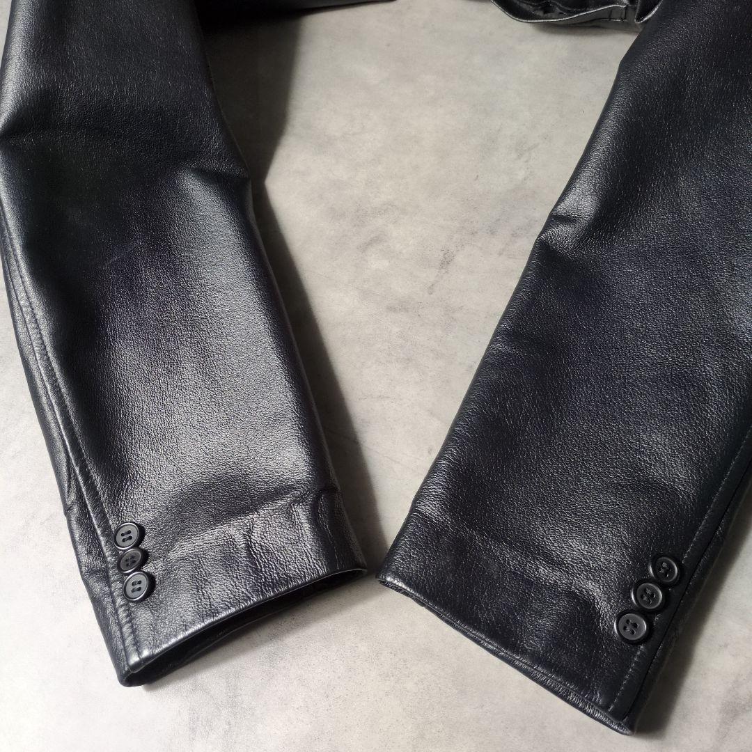 00s アーカイブ COMMECAISM 本革 レザーテーラードジャケット