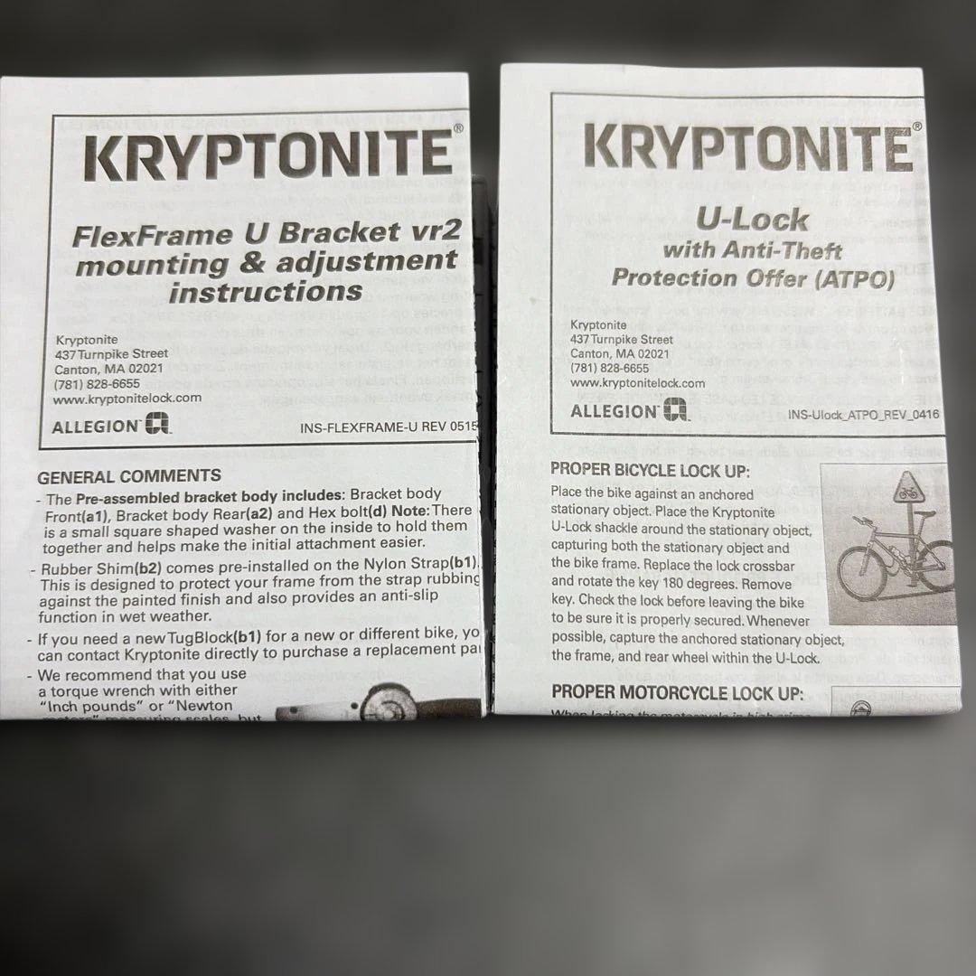 KRYPTONITE クリプトナイト U-Lock