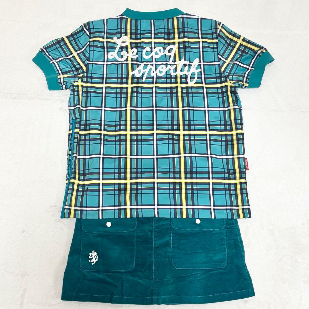 【コーディネート】ルコック ゴルフ ウェア セットアップ 上下 レディース ⑤