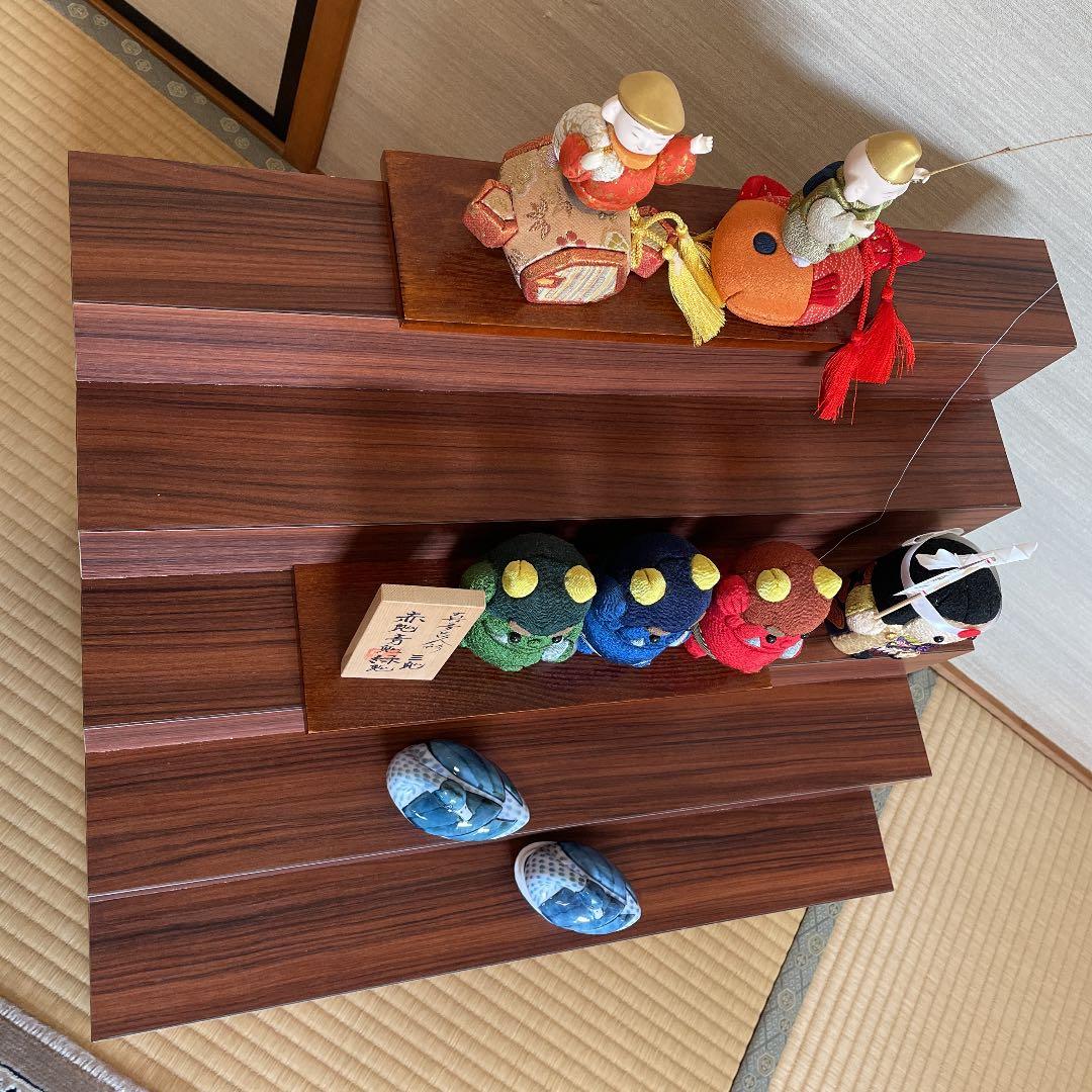 段飾り　木目込み　雛人形、五月人形、