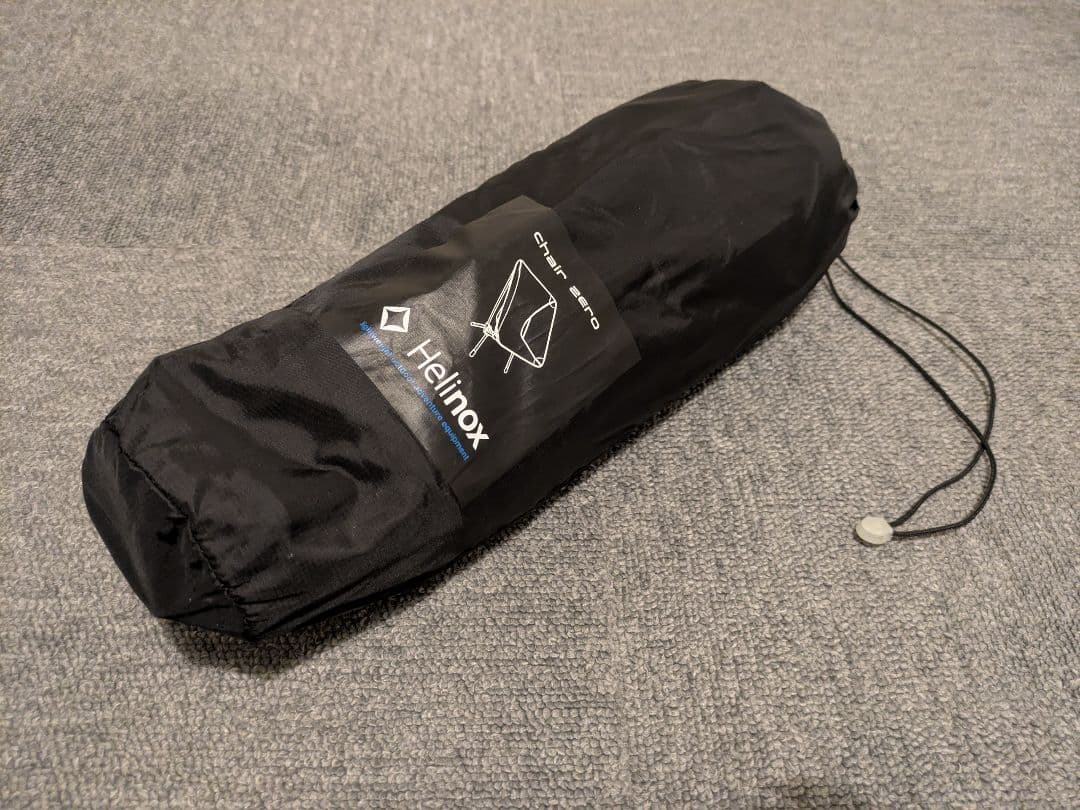 超絶軽い♪Helinox ヘリノックス チェアゼロ　ブラック　（中古）お値下不可