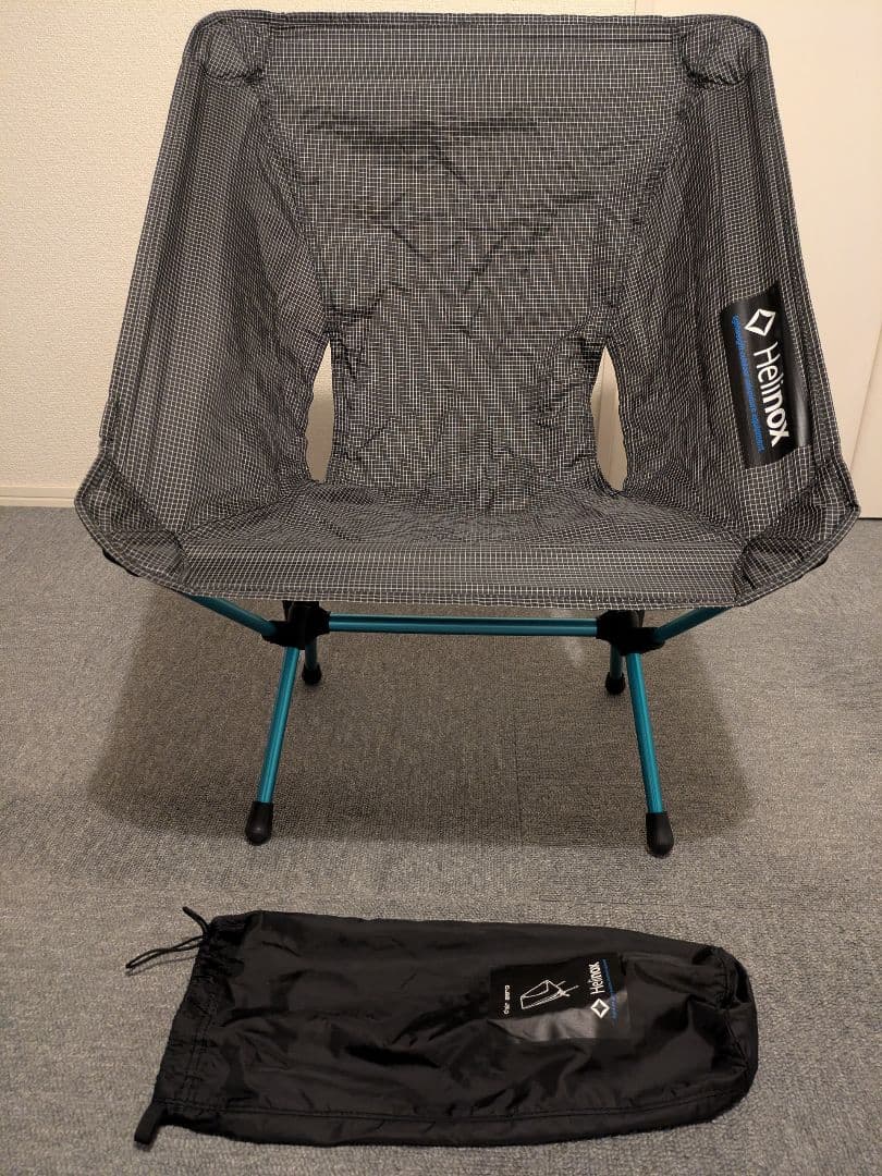 超絶軽い♪Helinox ヘリノックス チェアゼロ　ブラック　（中古）お値下不可
