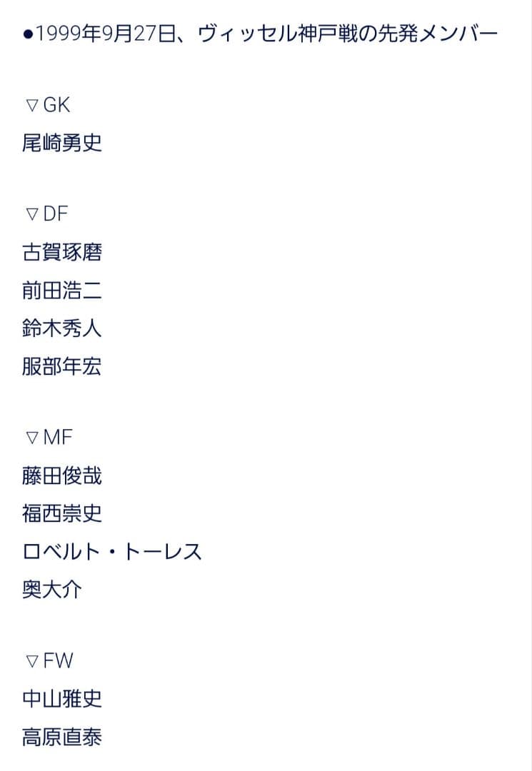 2000年ジュビロ磐田トーレス選手支給品 ホーム ユニフォーム パラグアイ代表
