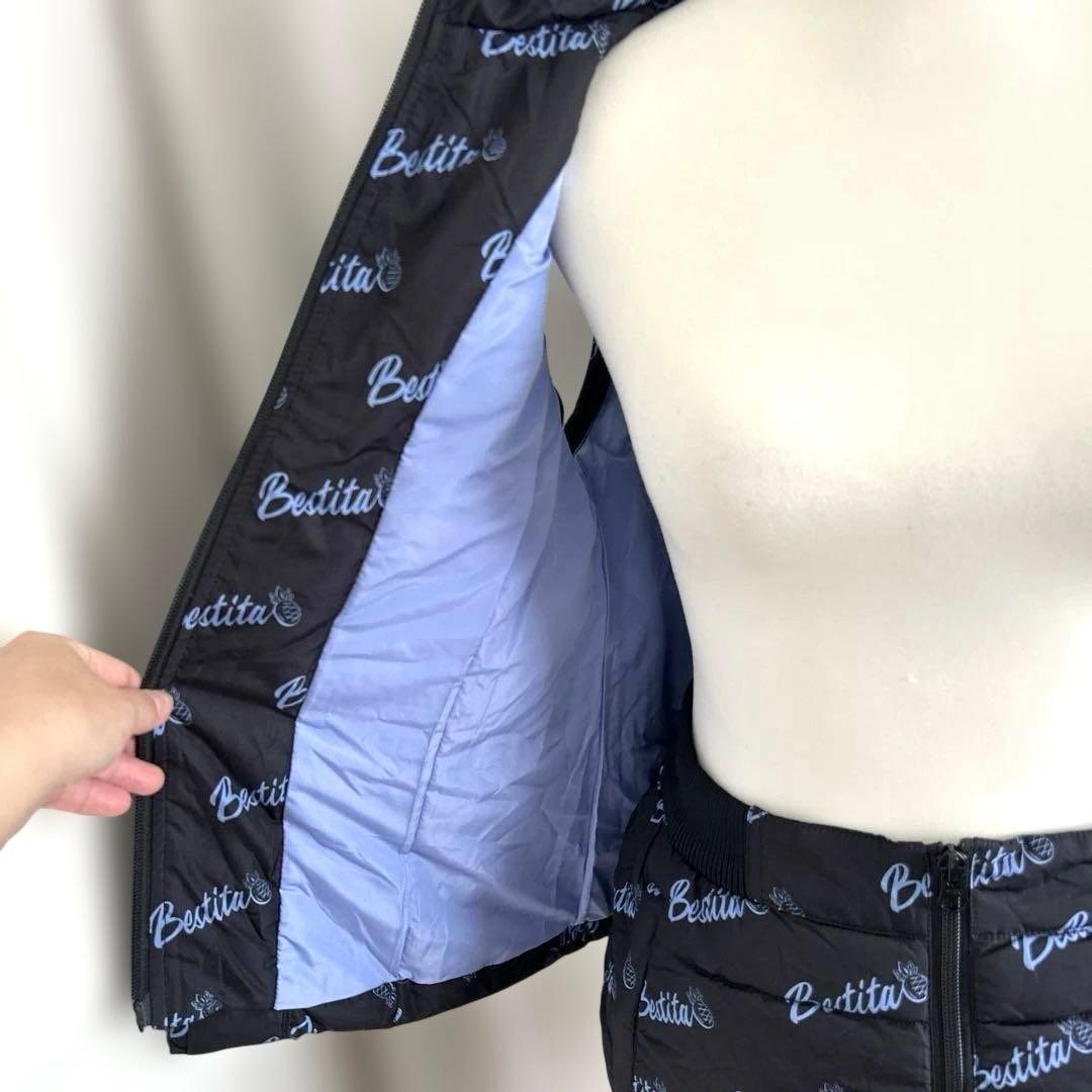 新品タグ付　ゴルフウェア　セットアップ　S ダウンジャケット　ベスト　取り外し可