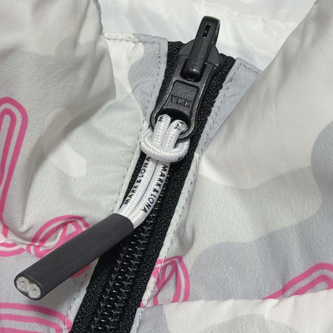 マークアンドロナ 2WAY リバーシブル スカル カモフラ ブルゾン 36