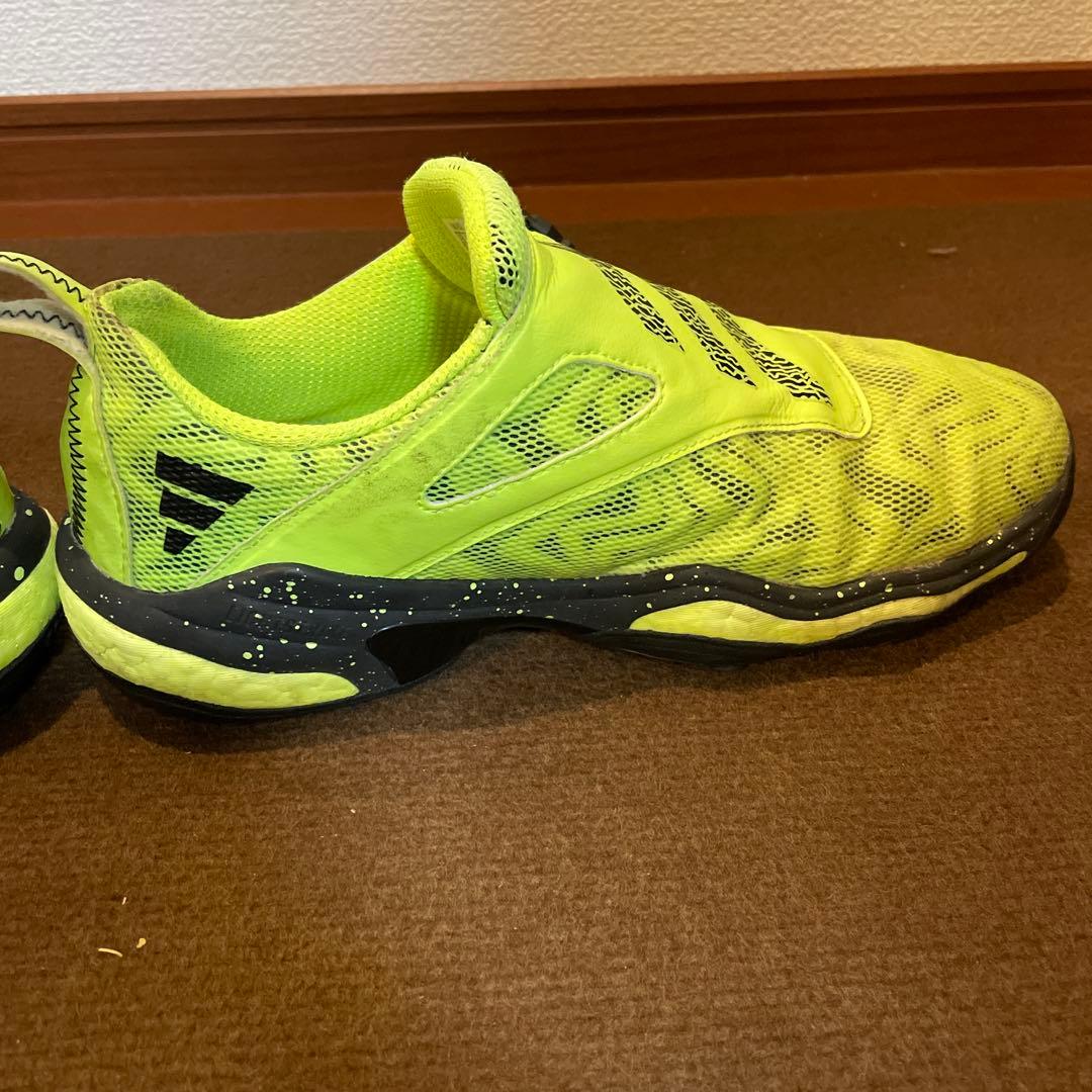 アディダス BOAコードカオス25 BOOST ゴルフシューズ 蛍光イエロー