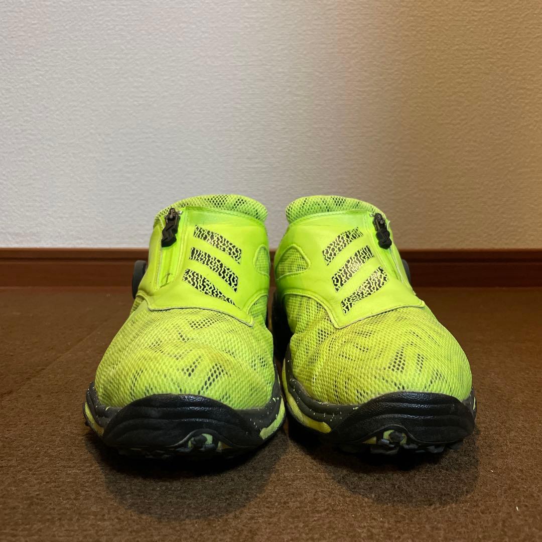 アディダス BOAコードカオス25 BOOST ゴルフシューズ 蛍光イエロー