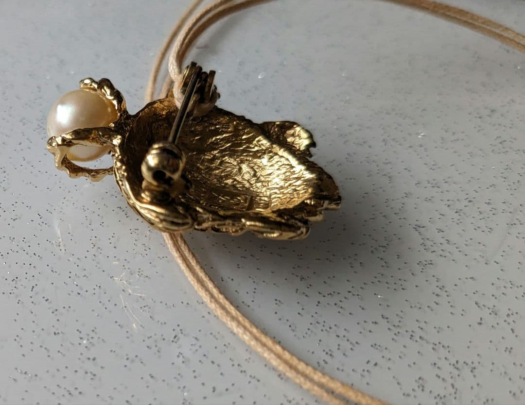 YSL ３点セット売り イヴ・サンローラン ネクタイ＋パール付ピンブローチ+