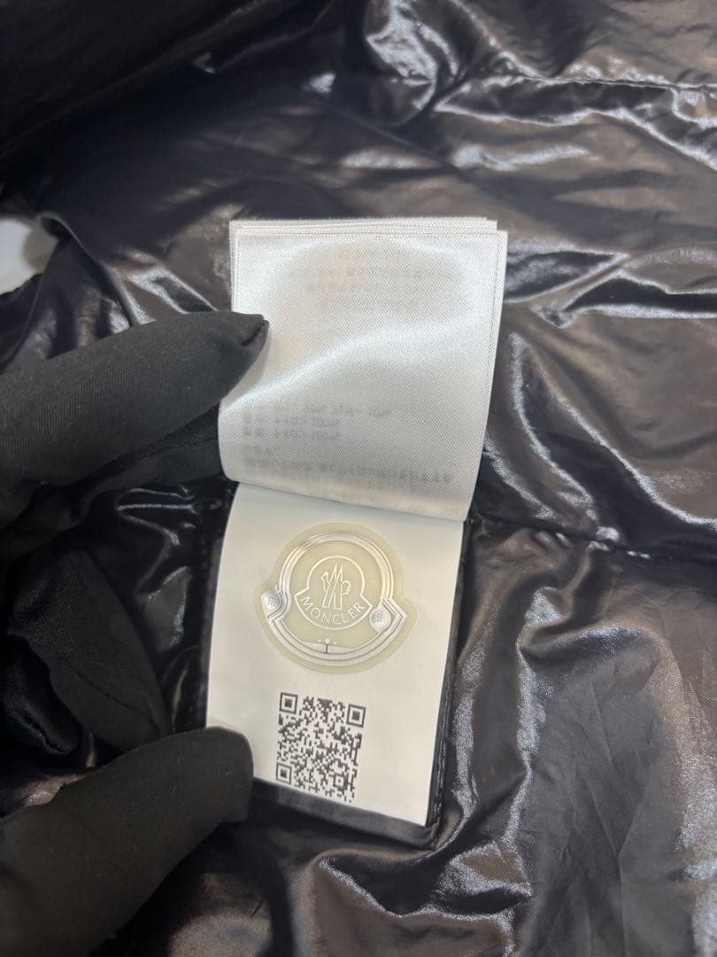 モンクレール MONCLER ブラック ダウンベスト サイズ1