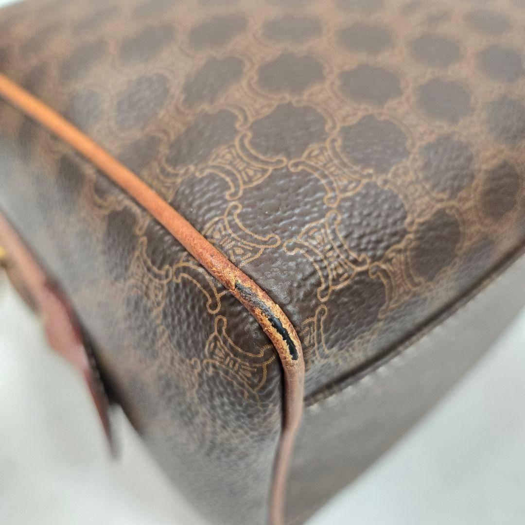 美品 CELINE 2way ミニボストンバッグ トリオンフ マカダム柄