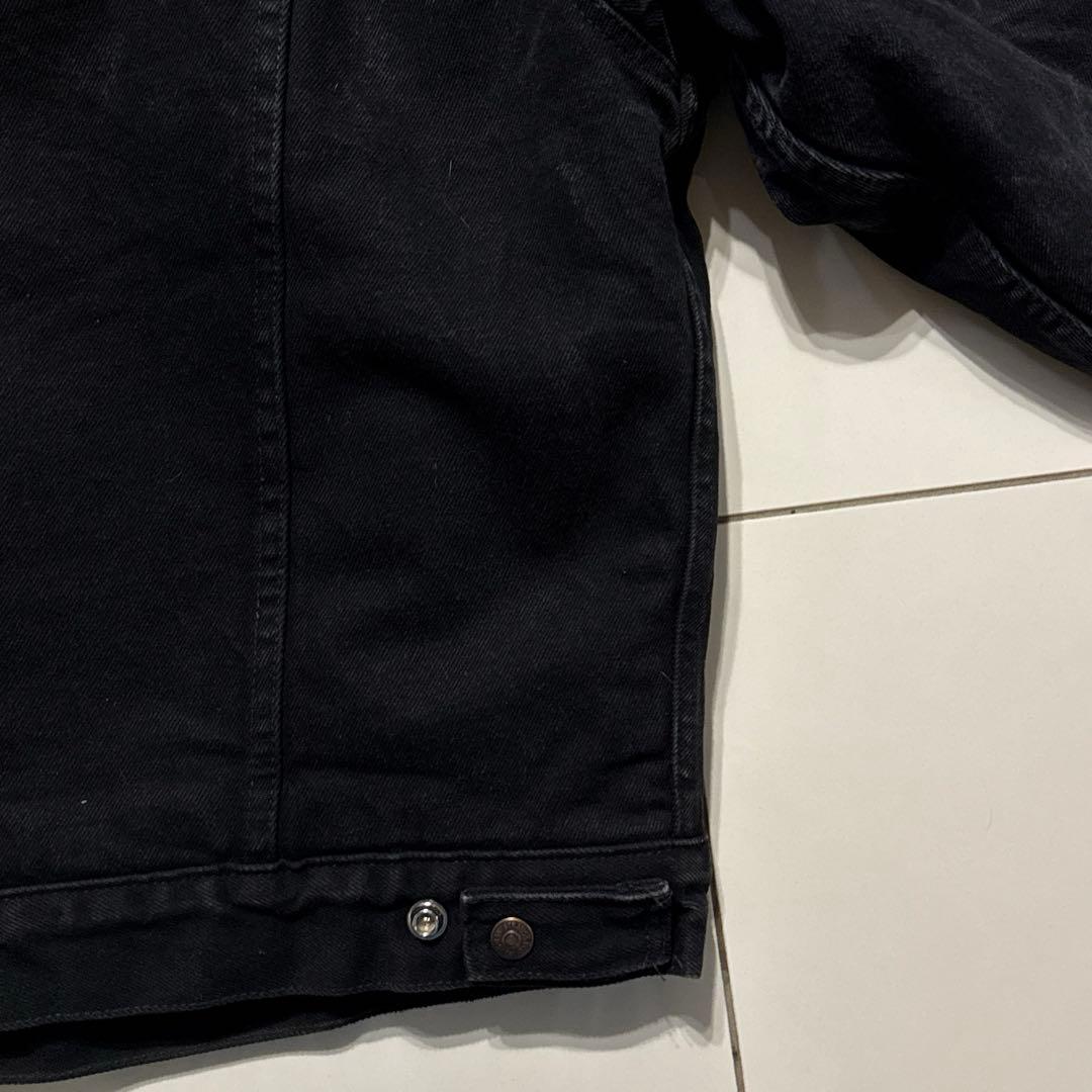 スペシャル 92年 Levi's ブラックデニム ボアジャケット LARGE