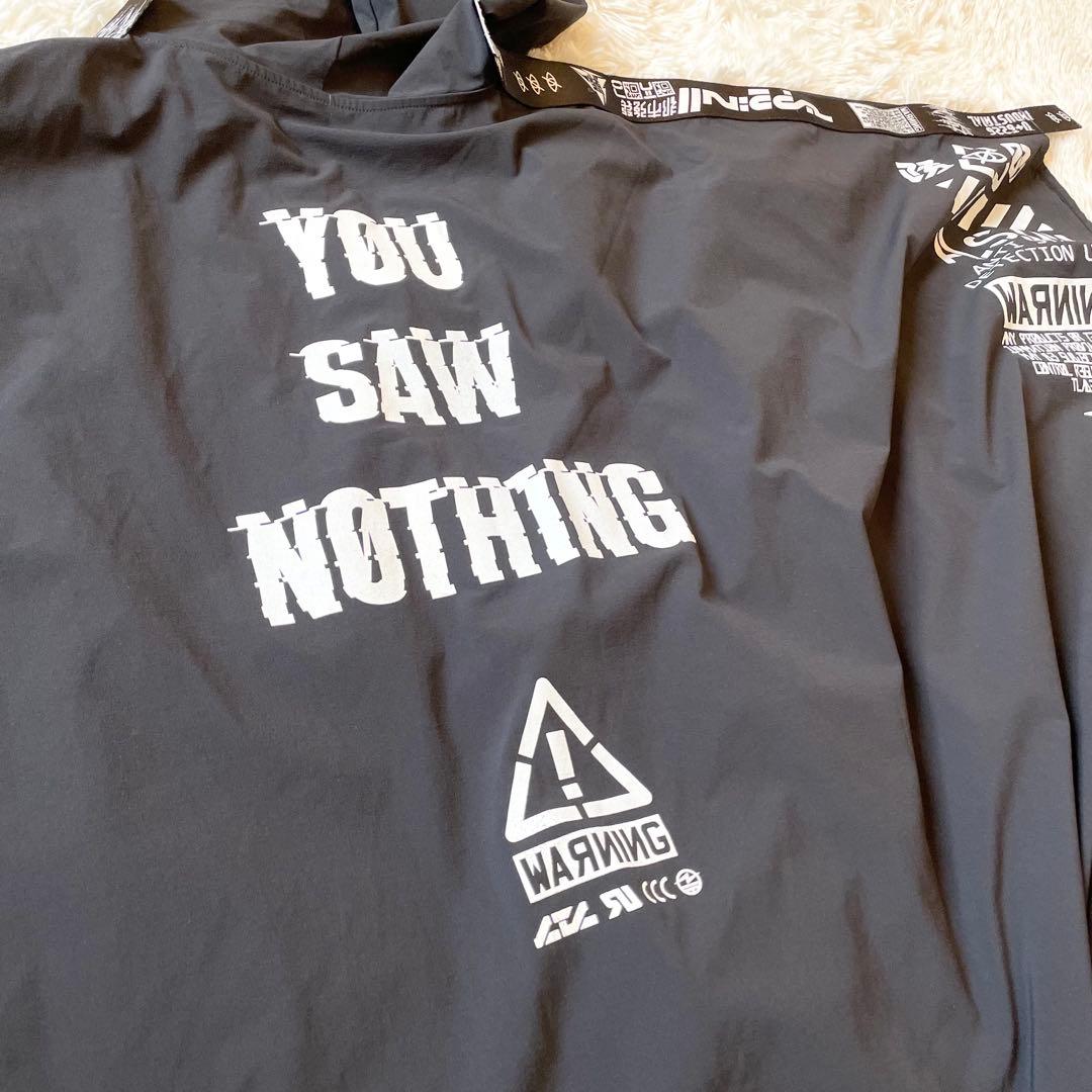 中央町戦術工芸 ポンチョ レインウェア 防水 ブラック フリーサイズ レア