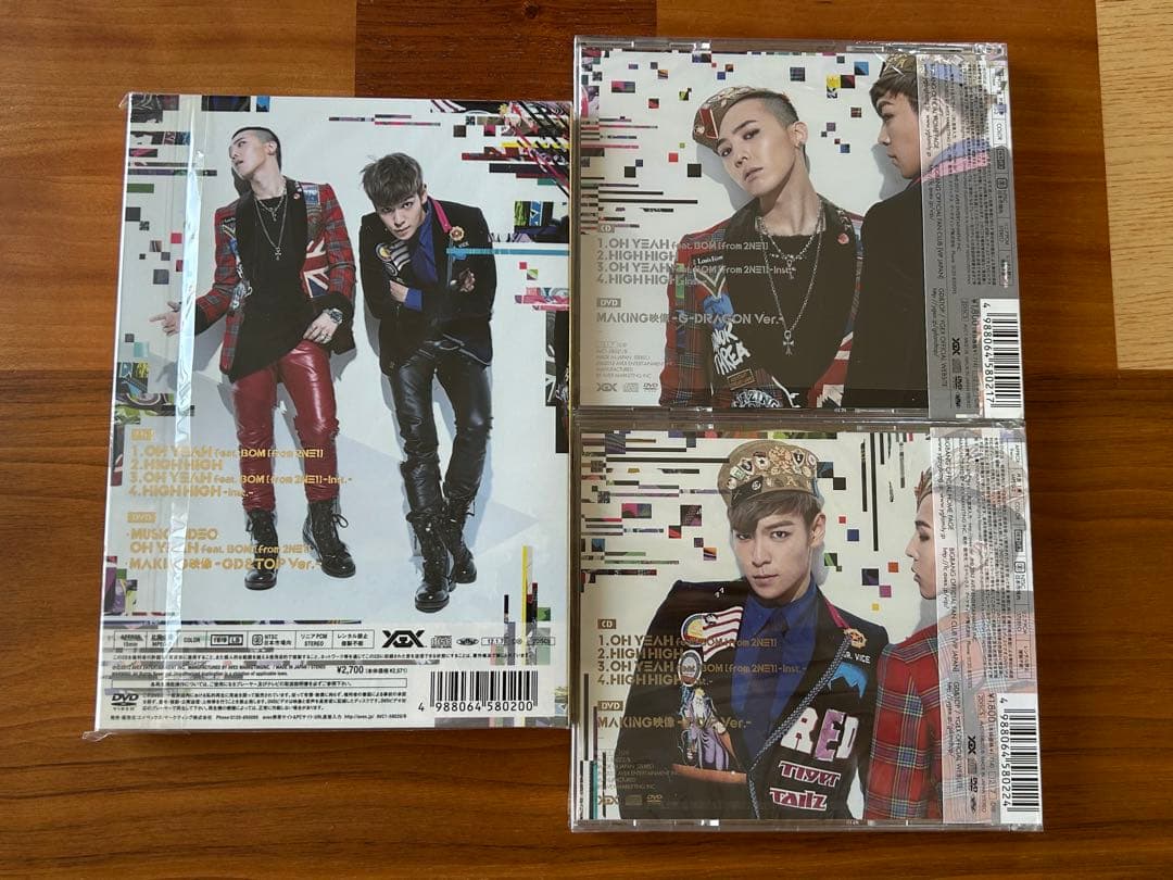 BIGBANG G-DRAGON TOP GD&TOP 5枚セット