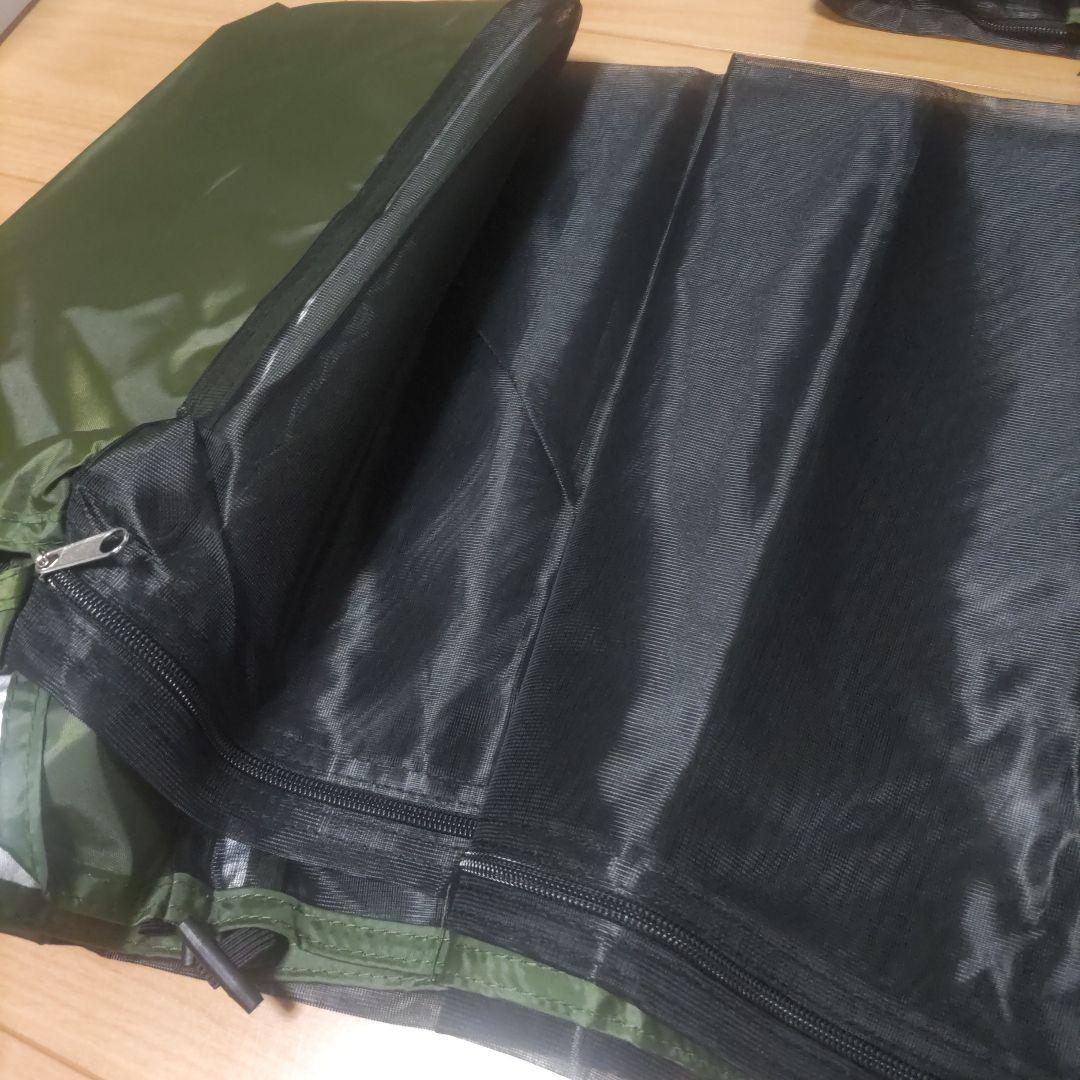 メッシュカーテン キャンプ テント用 サンシェード 通気性 虫よけ 日よけ