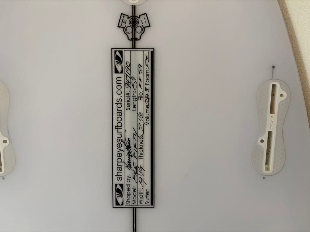 シャープアイSHARPEYE サーフボードファイルフィフティFilefifty