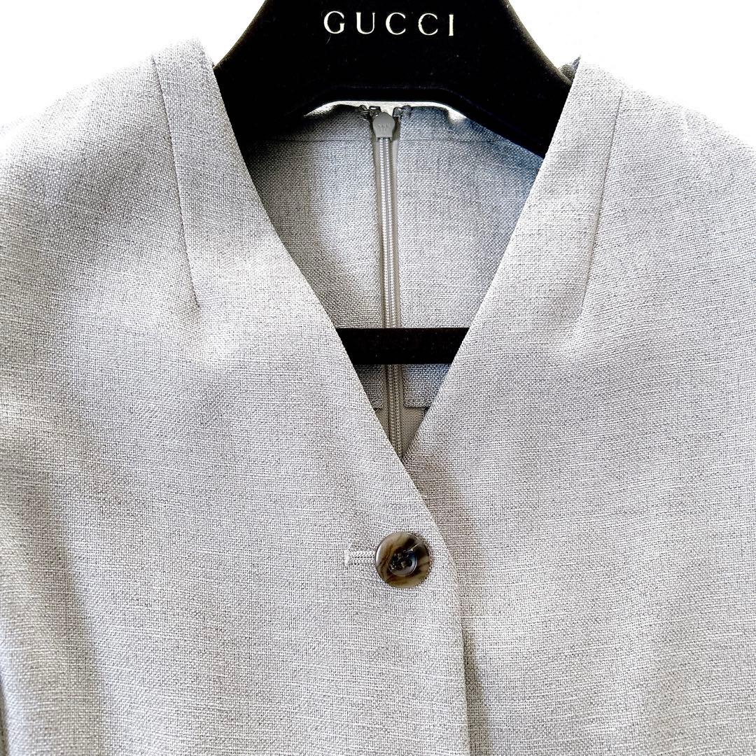 人気✨アナイ　リネン調ジレスタイルワンピース ノースリーブ　近年モデル　ベージュ