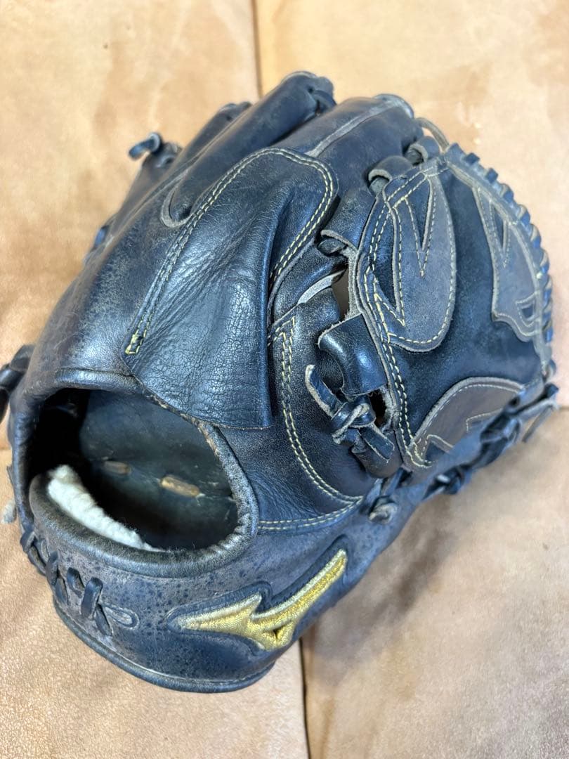 Mizuno 黒 レザーグローブ