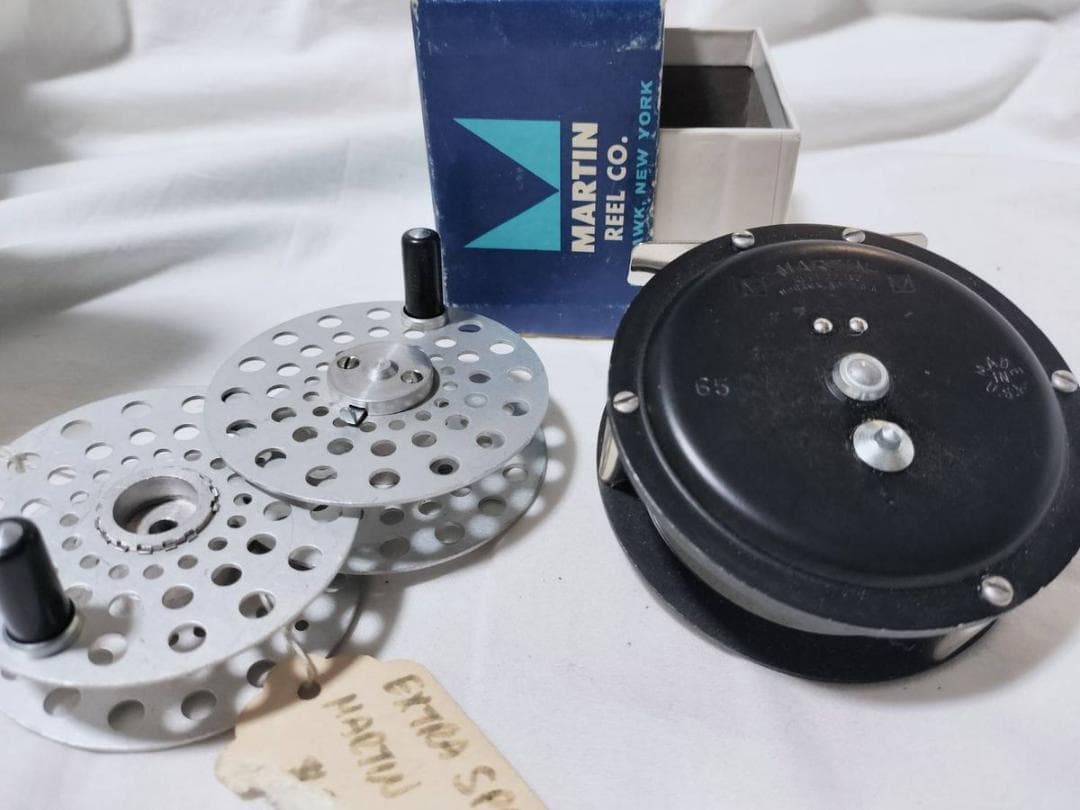美品　マーチン　MARTIN フライリール　交換スプール付アメリカ製　ビンテージ