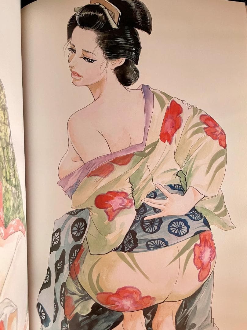 値下げ！【超レア・ケン月影 イラスト集】艶 大判 (新品）