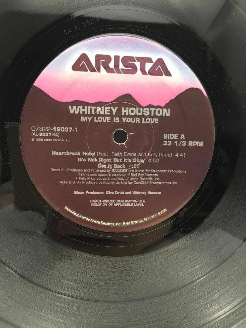 ★中古★Whitney Houston My love is your love