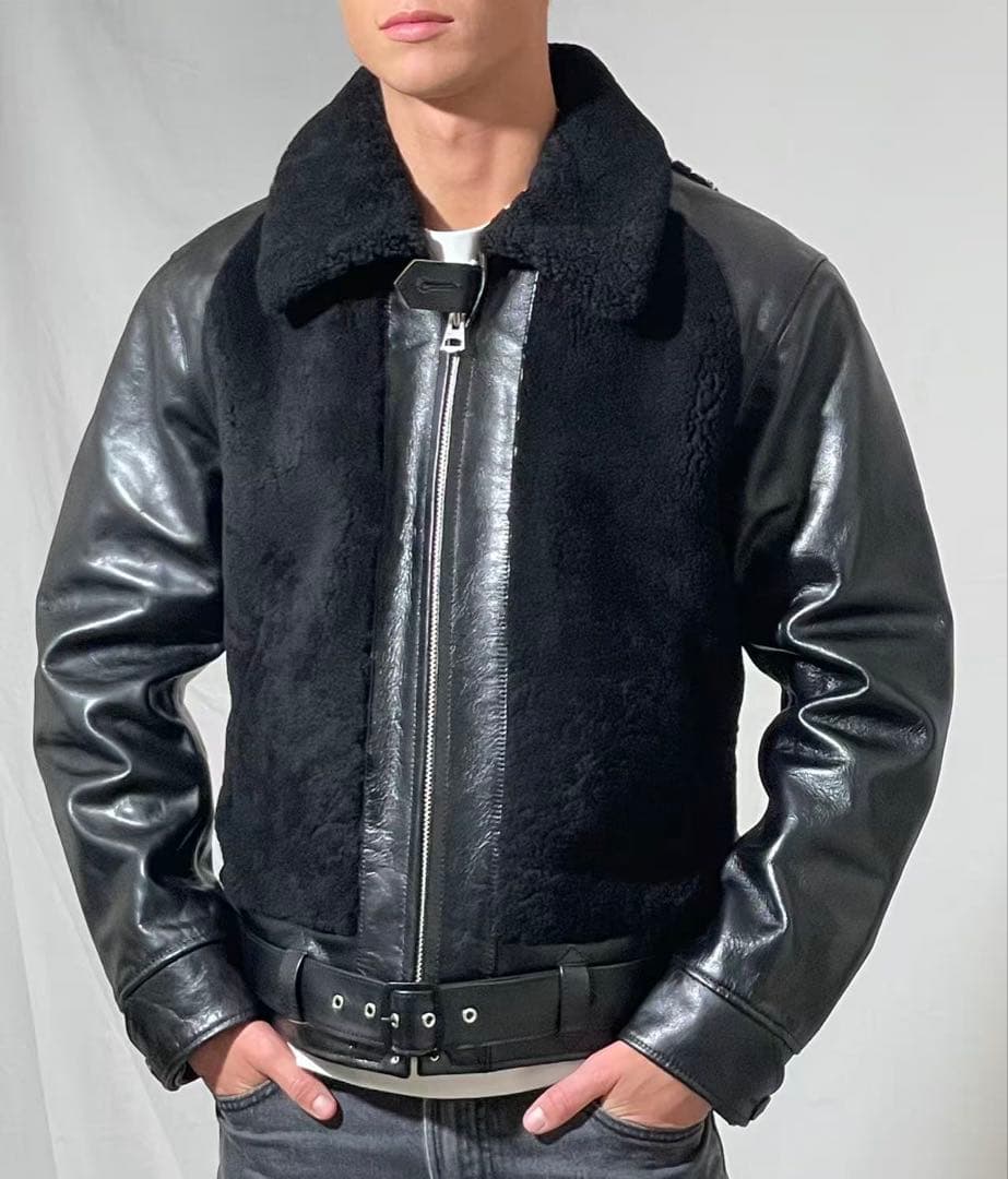 在庫処分　熊ジャン　グリズリージャケット　ライダースジャケット　熊ジャン　XL