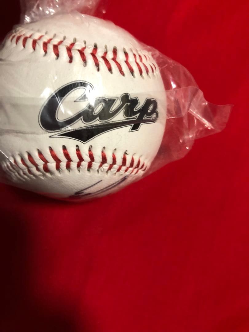 広島東洋カープ　松山竜平　ユニフォームOサイズ 球団公認直筆サインボール　セット