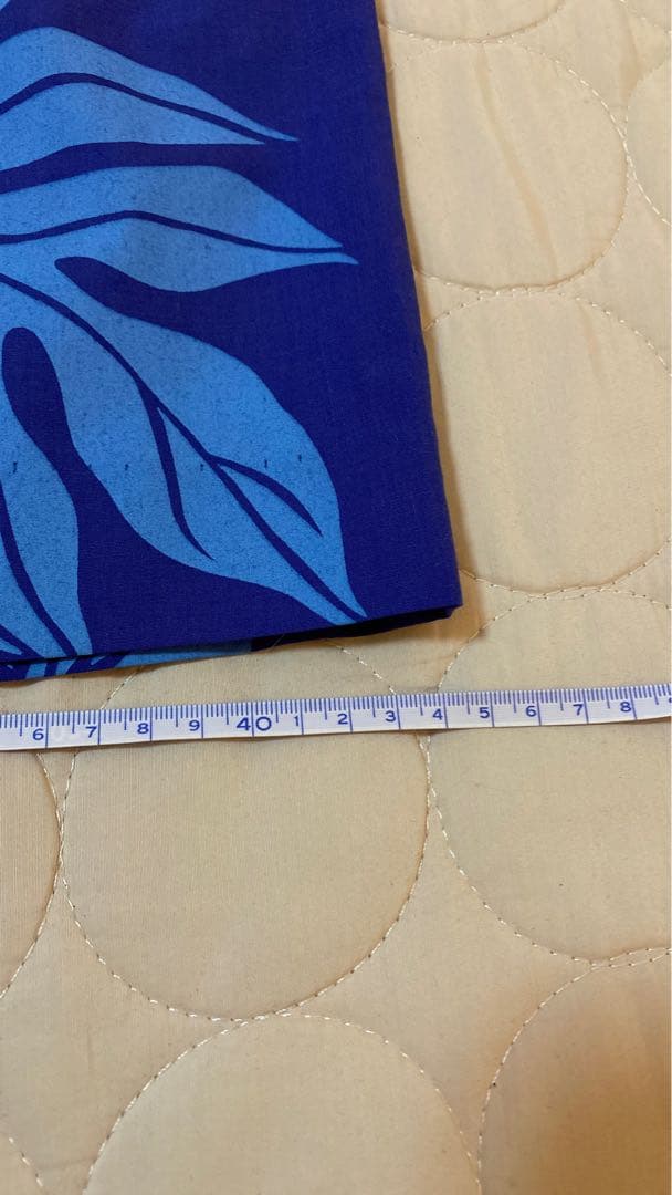 【新品未使用】フラダンス衣装　ノースリーブワンピース　ブルー