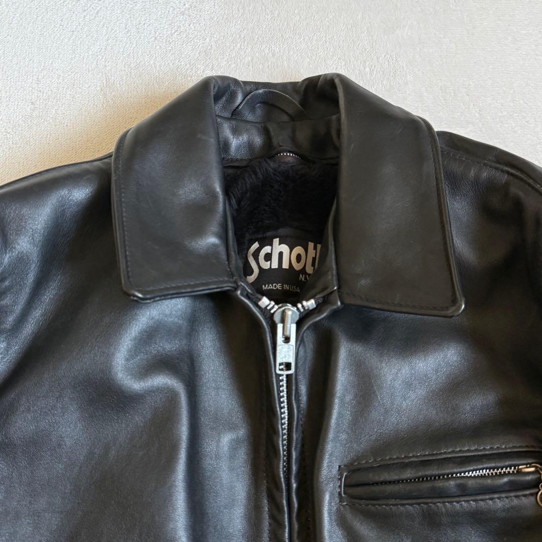 Schott 642 レザージャケット ボアライナー付属 38(DjYTL)