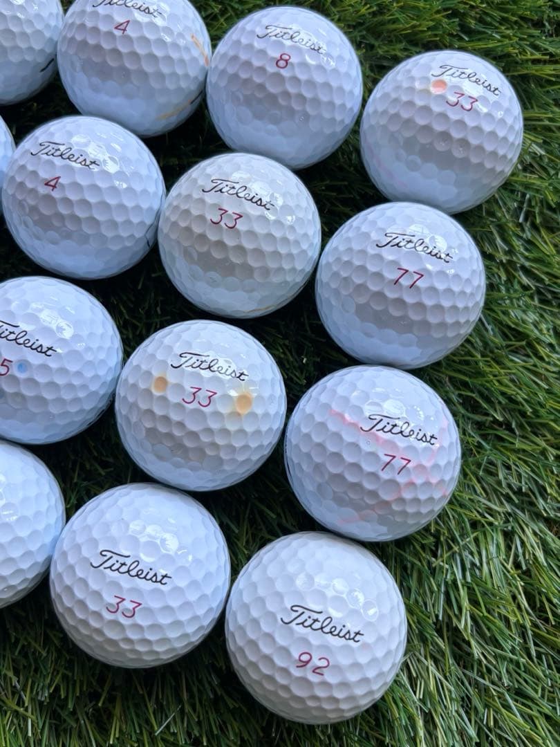 美品 最新 25年モデル タイトリスト プロV1x 24個 ロストボール ②