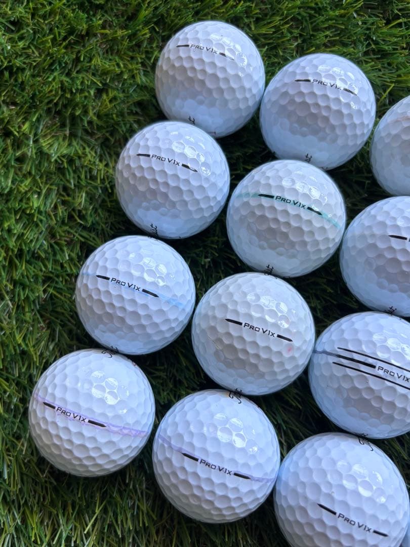 美品 最新 25年モデル タイトリスト プロV1x 24個 ロストボール ②