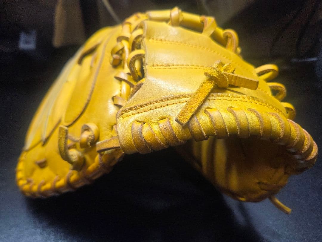 ハタケヤマ 左投げ用キャッチャーミット 軟式用・ソフトボール兼用 TH-263Y