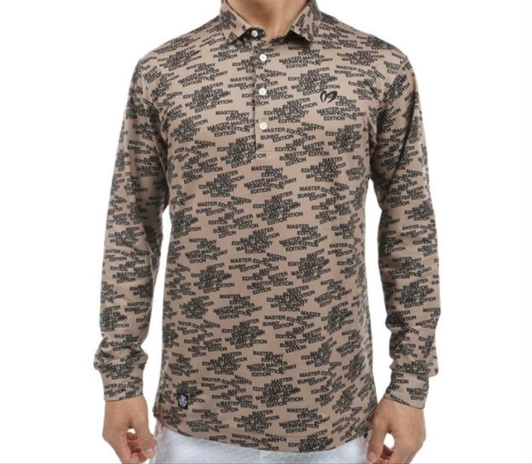 新品 パーリーゲイツ マスターバニー 4WAYトリコット 長袖ポロシャツ(5)L