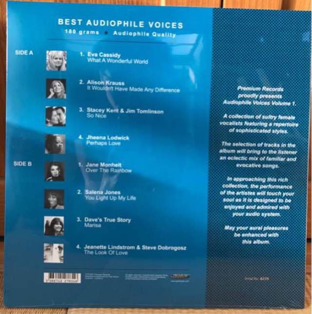 【激レア】超高音質コード 新品LP BEST AUDIOPHILE VOICES
