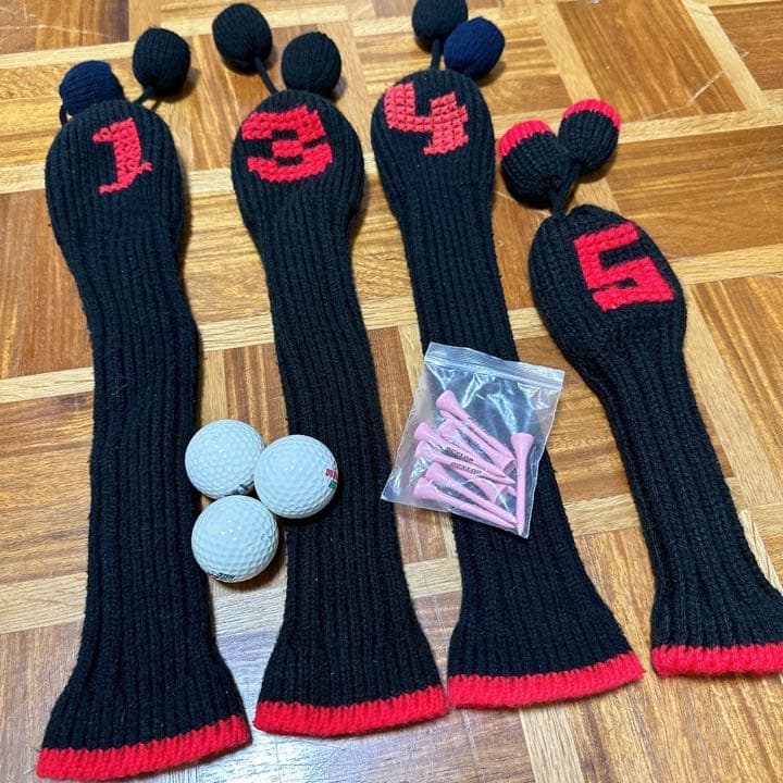 ゴルフ　キャディーバッグ2こ　クラブ　18本　ヘッドカバー ボール　ゴルフ用傘