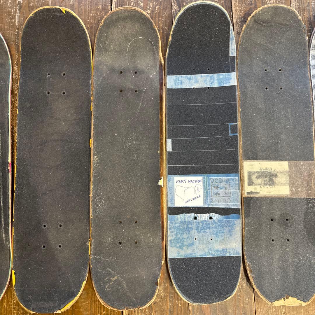 スケボー　中古　デッキ　8.0 インチ　まとめ　6枚セット