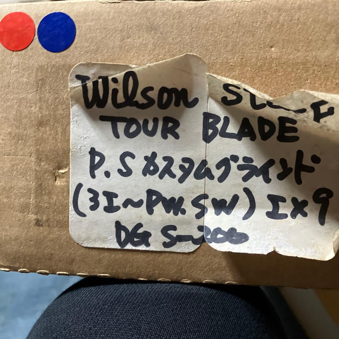 Wilson STAFF TOUR BRADE 9本 3I-9I,P,S DG